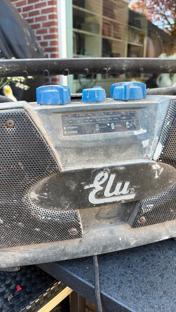 ELU ERA 18 bouwradio, Ophalen of Verzenden, Gebruikt, Bouwradio