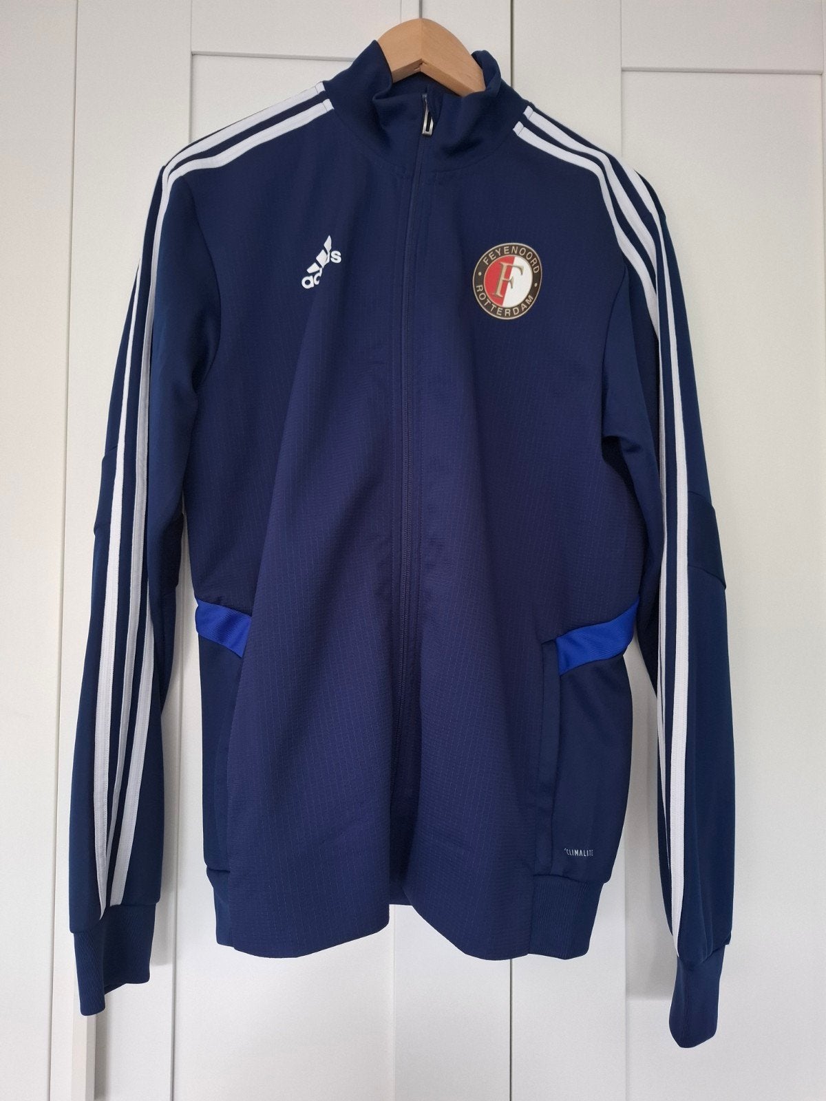 Feyenoord Adidas Trainingsjack, Overige maten, Zo goed als nieuw, Adidas, Voetbal