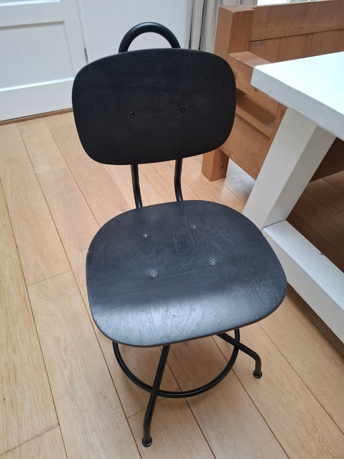 Kullaberg Ikea stoel. In hoogte Verstelbaar, Huis en Inrichting, Barkrukken, Gebruikt, In hoogte verstelbaar, 60 tot 90 cm, Ophalen of Verzenden