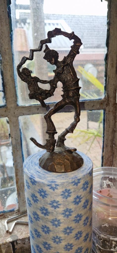 Bronzen beeldhouwerk da vinci, Ophalen of Verzenden