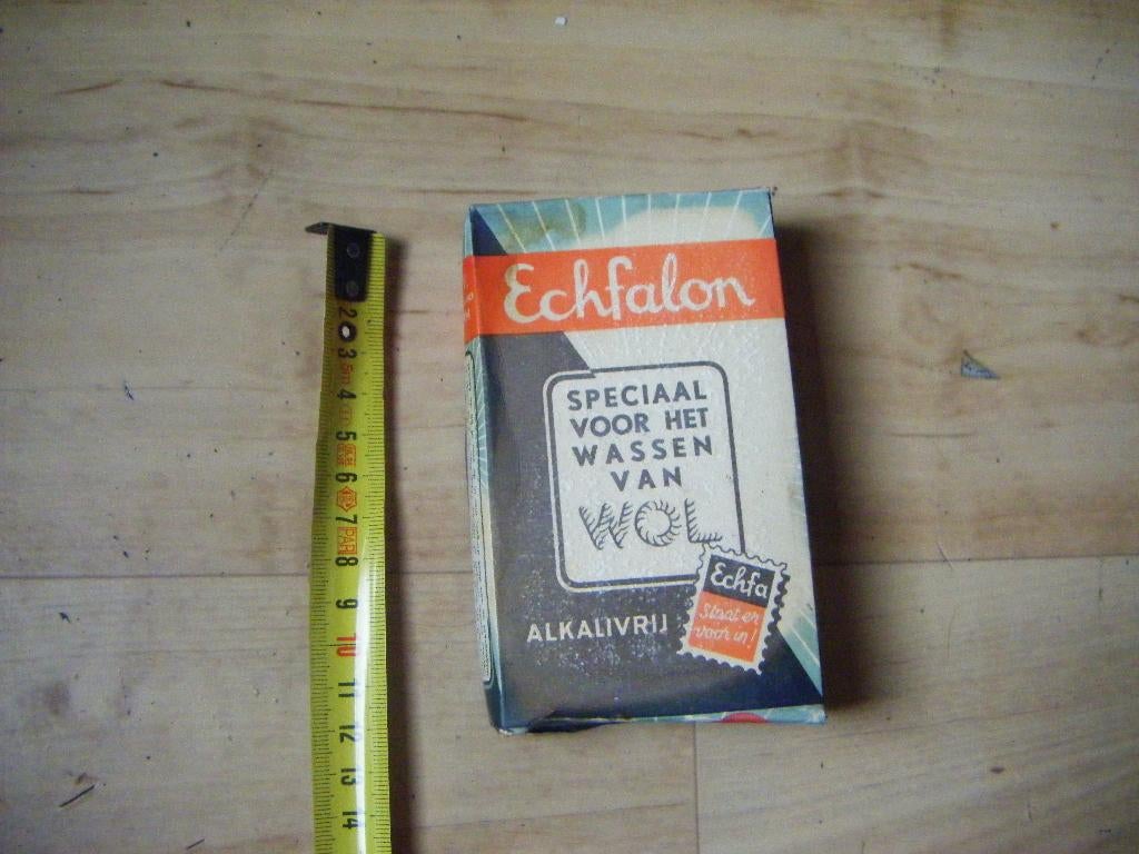 Echfalon,vol,ongeopend oud pakje wasmiddel,leuke tekst, Ophalen of Verzenden, Verpakking