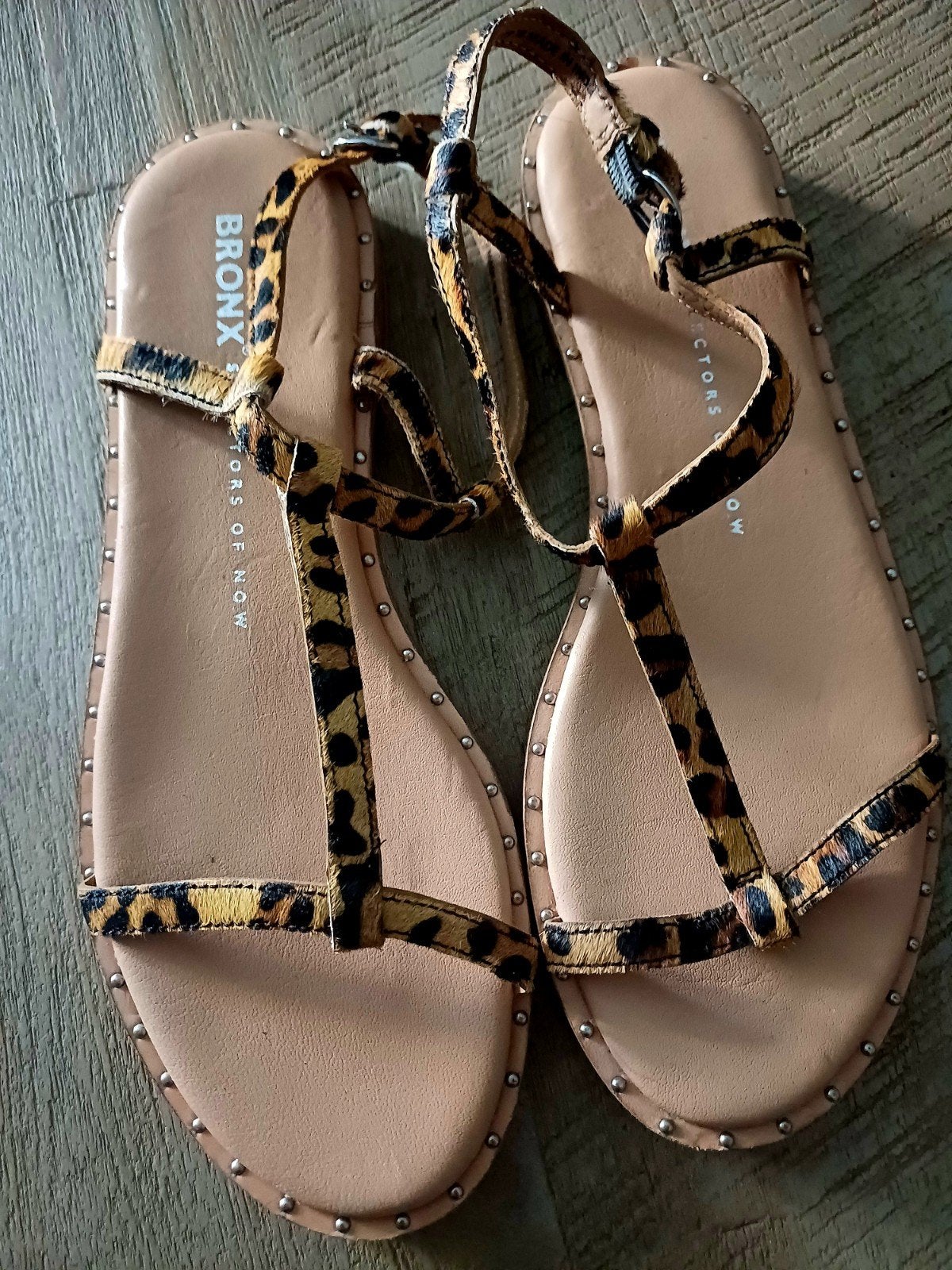 Bronx Sandalen met Luipaardprint - Maat 38, Bronx, Overige kleuren, Verzenden, Nieuw