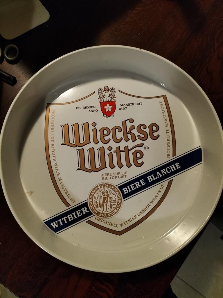 Wieckse Witte witbier dienblad, Verzamelen, Biermerken, Zo goed als nieuw, Overige merken, Ophalen of Verzenden