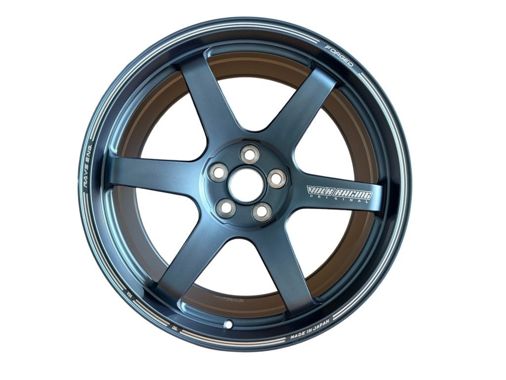 Velgen Volk Racing TE37 Style 6-Spaaks – Matte Blue Gunmetal