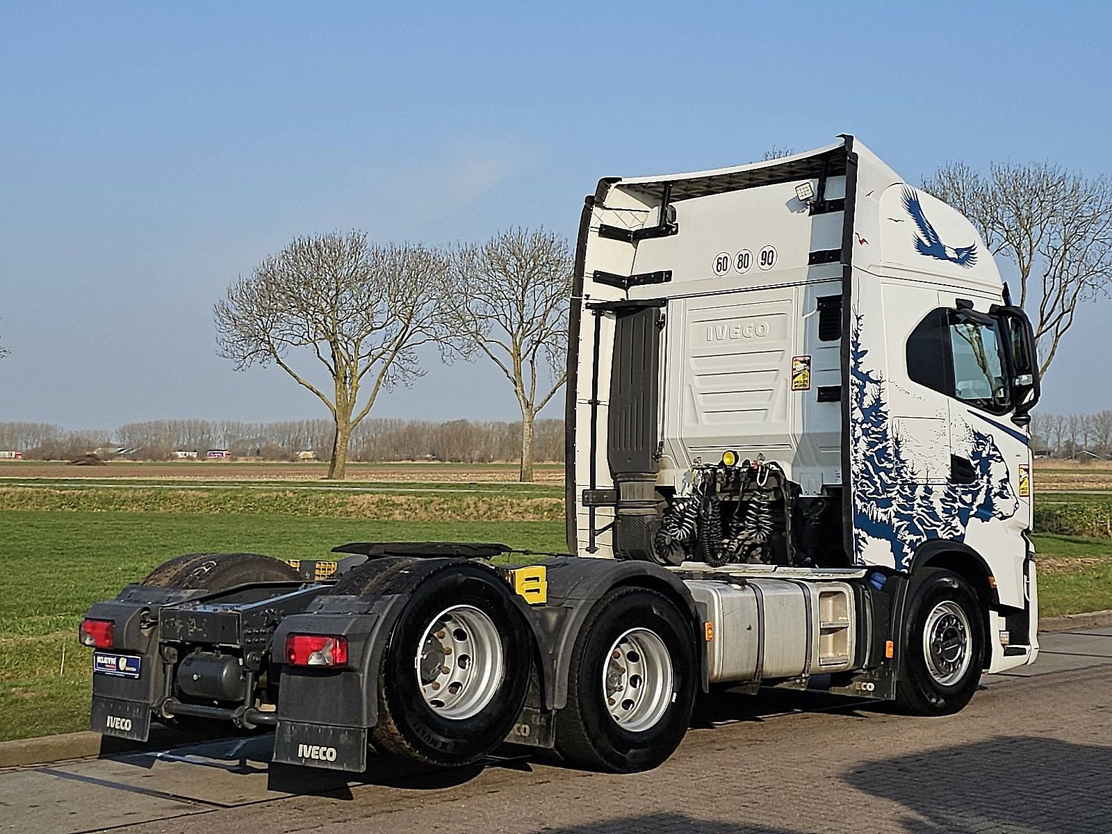 IVECO S-WAY AS260S57 570 6x2 intarder, Auto's, Vrachtwagens, Automaat, Euro 6, Iveco, Wit