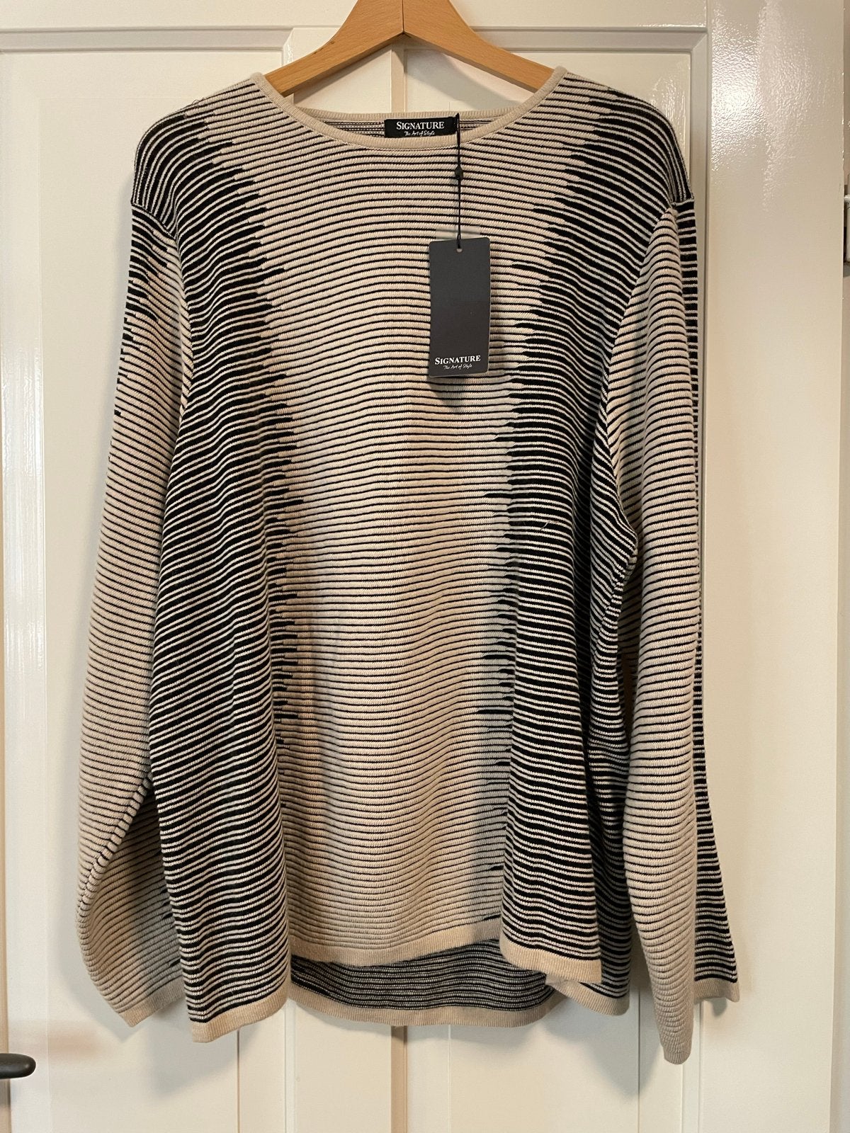 Signature Trui Maat 50 (3XL) - Nieuw met kaartjes, Ophalen of Verzenden, Nieuw, Beige, Trui of Vest