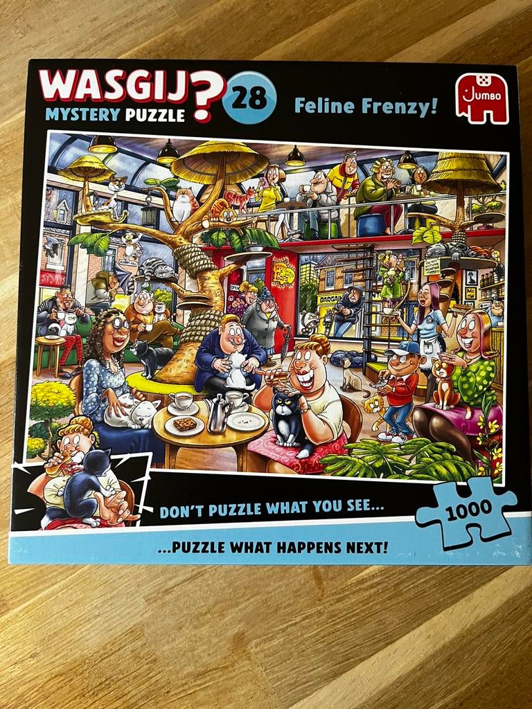 Wasgij puzzel, Hobby en Vrije tijd, Ophalen, 500 t/m 1500 stukjes, Zo goed als nieuw, Legpuzzel