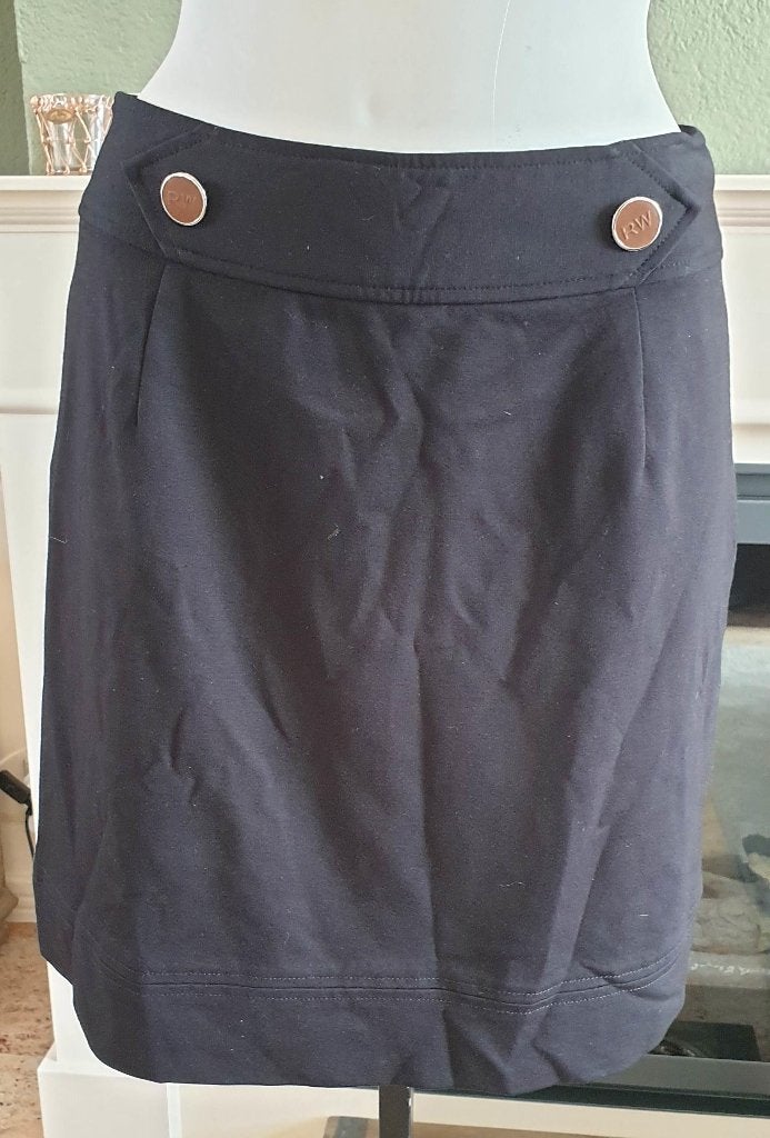 River Woods mooie zwarte rok mt 36 S rokje, Verzenden, River Woods, Zwart, Zo goed als nieuw