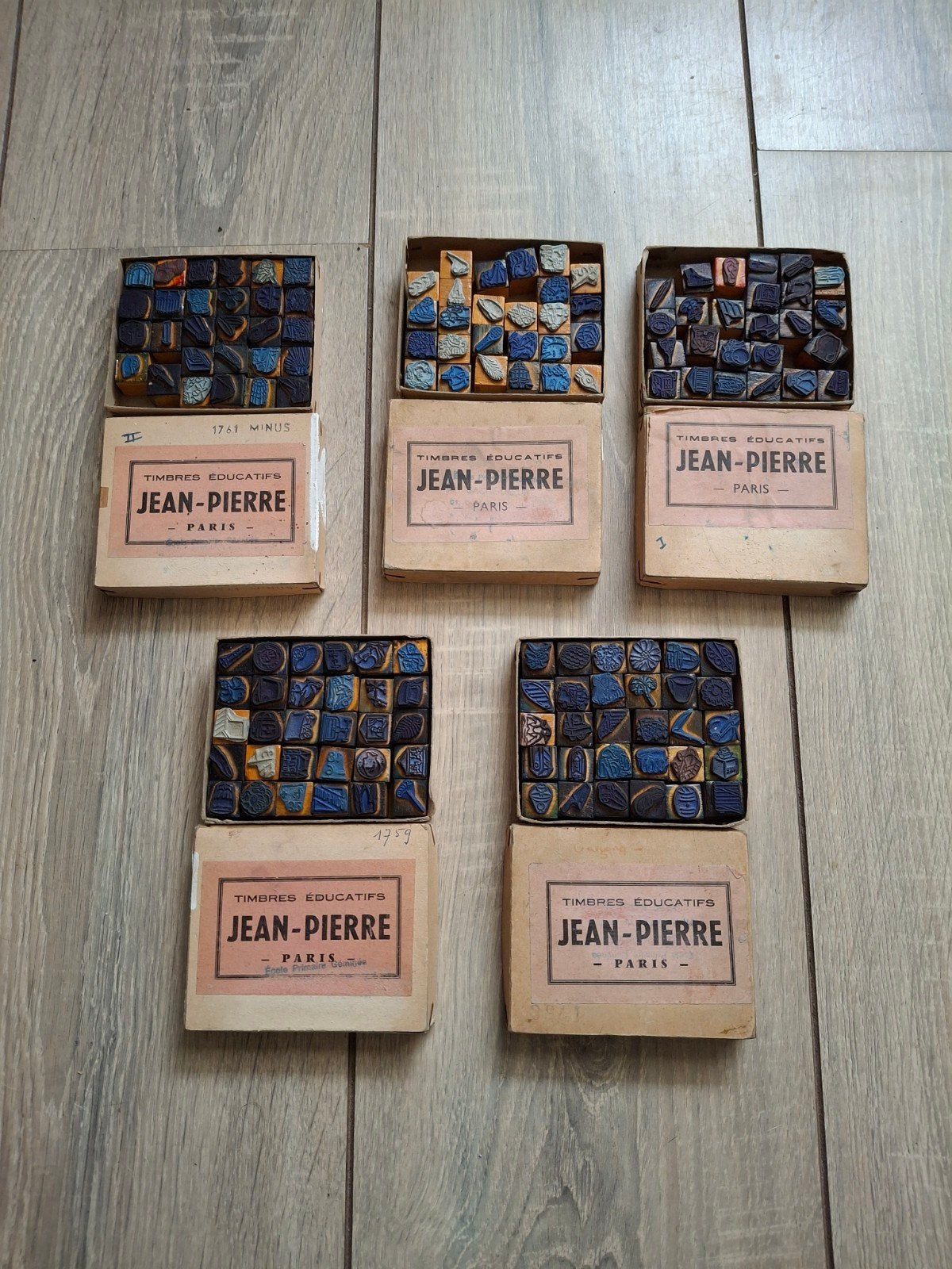 Vintage Jean-Pierre Educatieve Stempels, Ophalen of Verzenden, Gebruikt