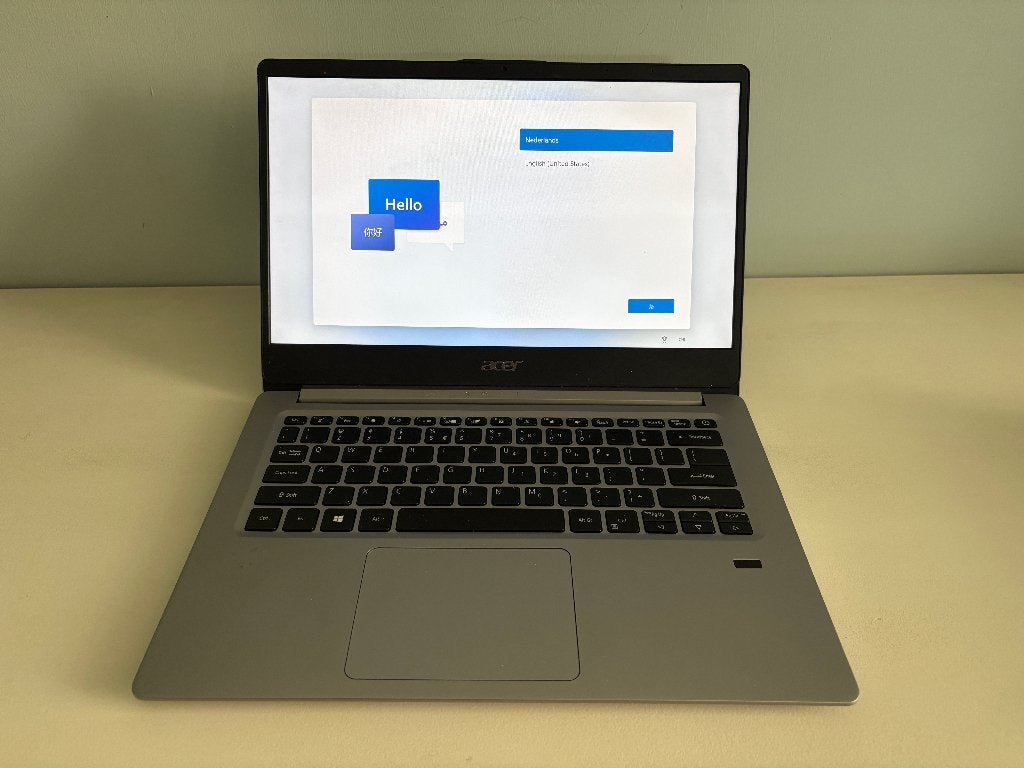 Acer 14 inch laptop, Ophalen, 256 GB, 2 tot 3 Ghz, Qwerty