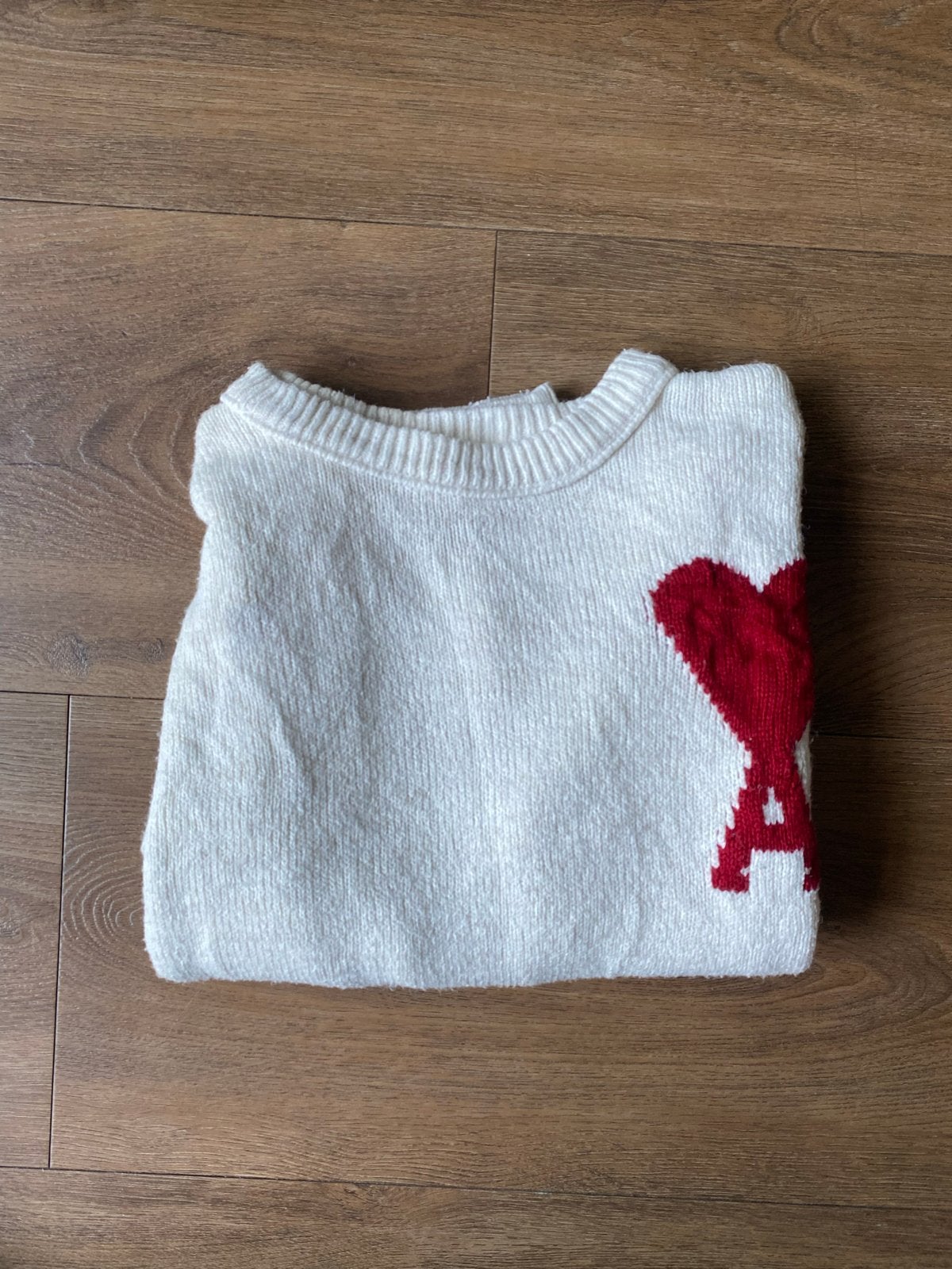 Ami paris sweater M, Ophalen of Verzenden, Zo goed als nieuw, Maat 38/40 (M), Wit