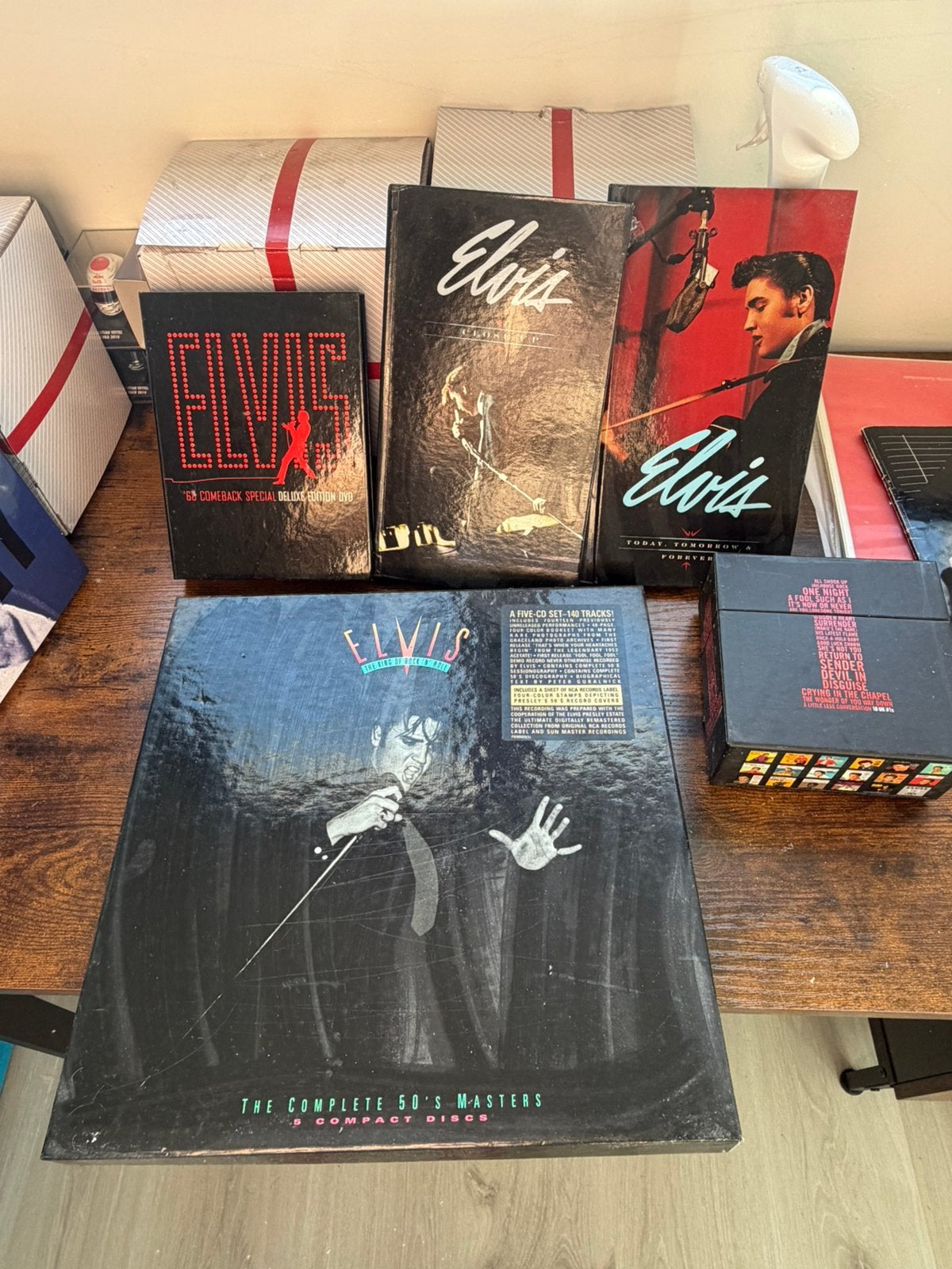 Elvis presley cd/dvd sets, Ophalen, Zo goed als nieuw