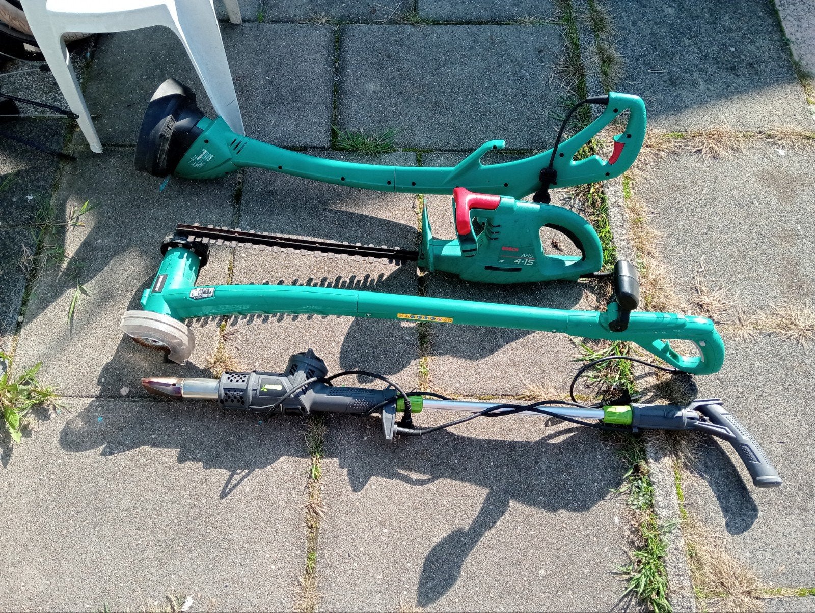gras trimmer,heggenschaar,brander en onkruid reiniger, Ophalen of Verzenden, Elektrisch