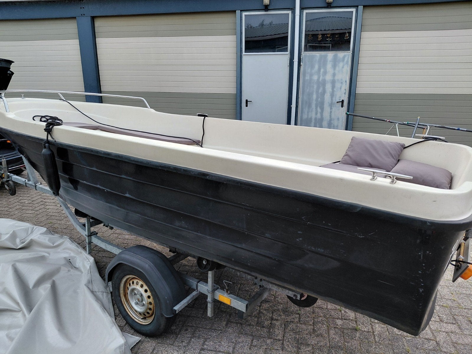 tour/visboot Garda 500 lagio met kanteltrailer  KOOPJE, Ophalen, Gebruikt, Overige brandstoffen, 5 m