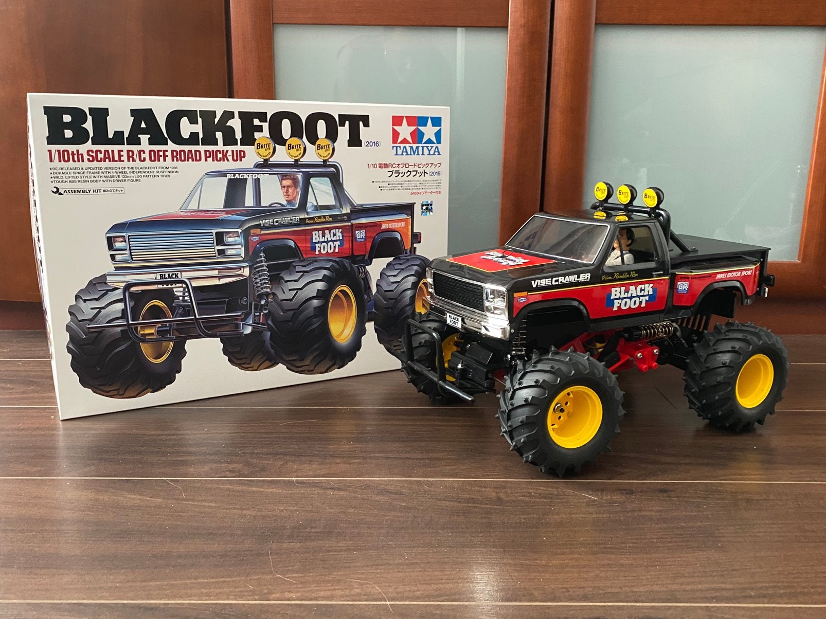 Tamiya Blackfoot 2016, nieuw gebouwd, Elektro, Auto offroad, Nieuw, Ophalen of Verzenden