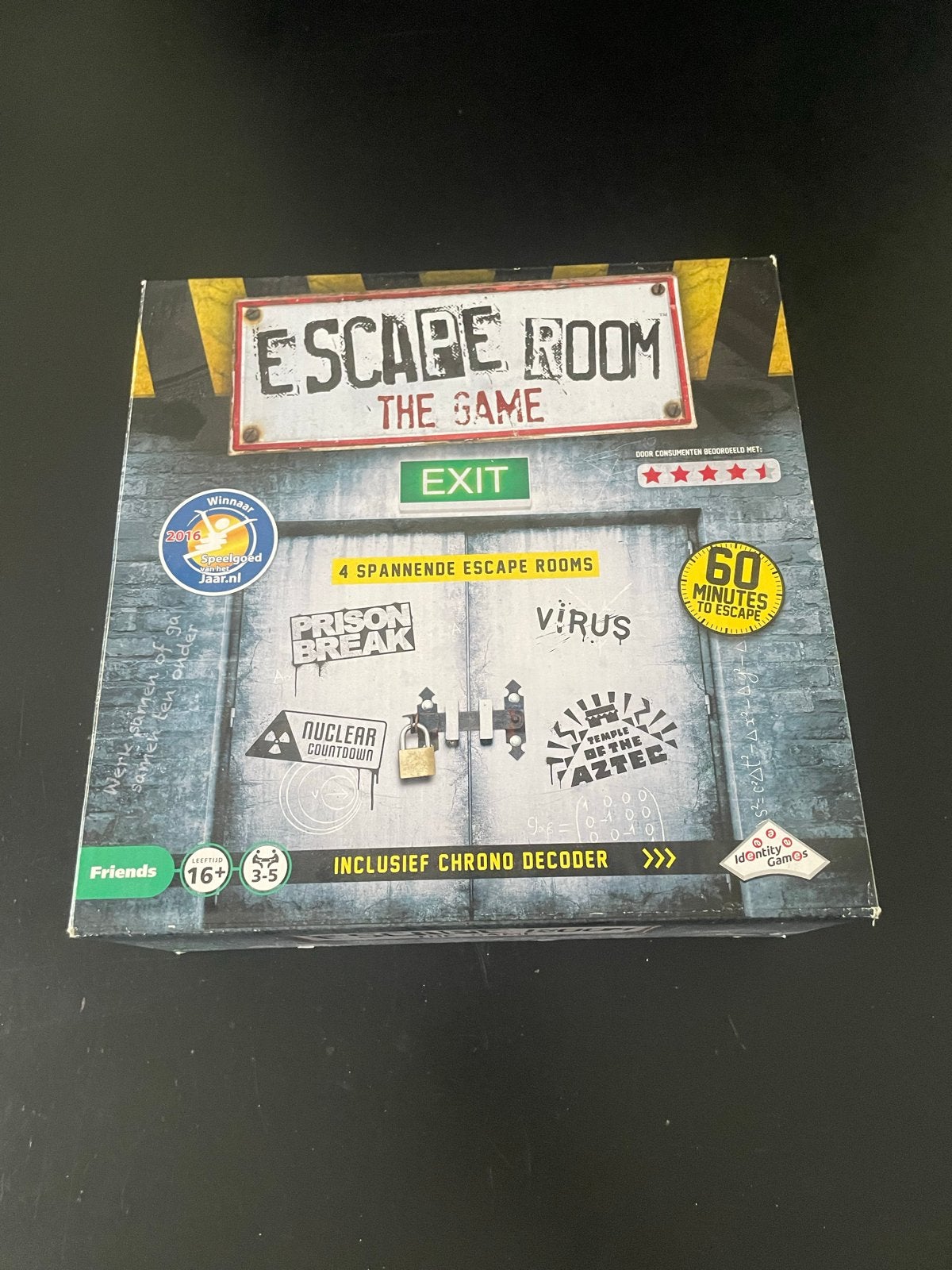 Escape Room The Game - 4 spannende escape rooms, Drie of vier spelers, Ophalen of Verzenden, Zo goed als nieuw