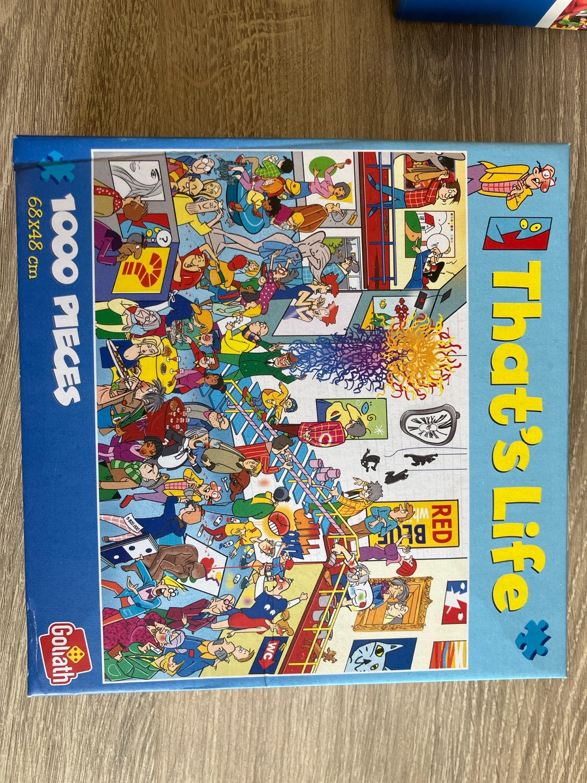 Goliath That's Life Legpuzzel 1000 stukjes, Ophalen, 500 t/m 1500 stukjes, Zo goed als nieuw, Legpuzzel