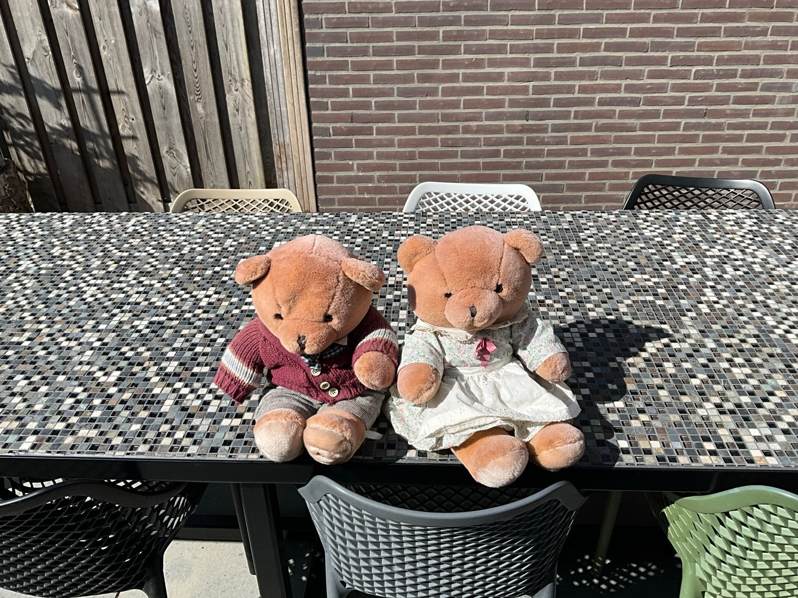 Set van 2 De Bijenkorf Teddyberen (Bob en Sabine) (1989), Ophalen, Overige merken, Beer, Zo goed als nieuw