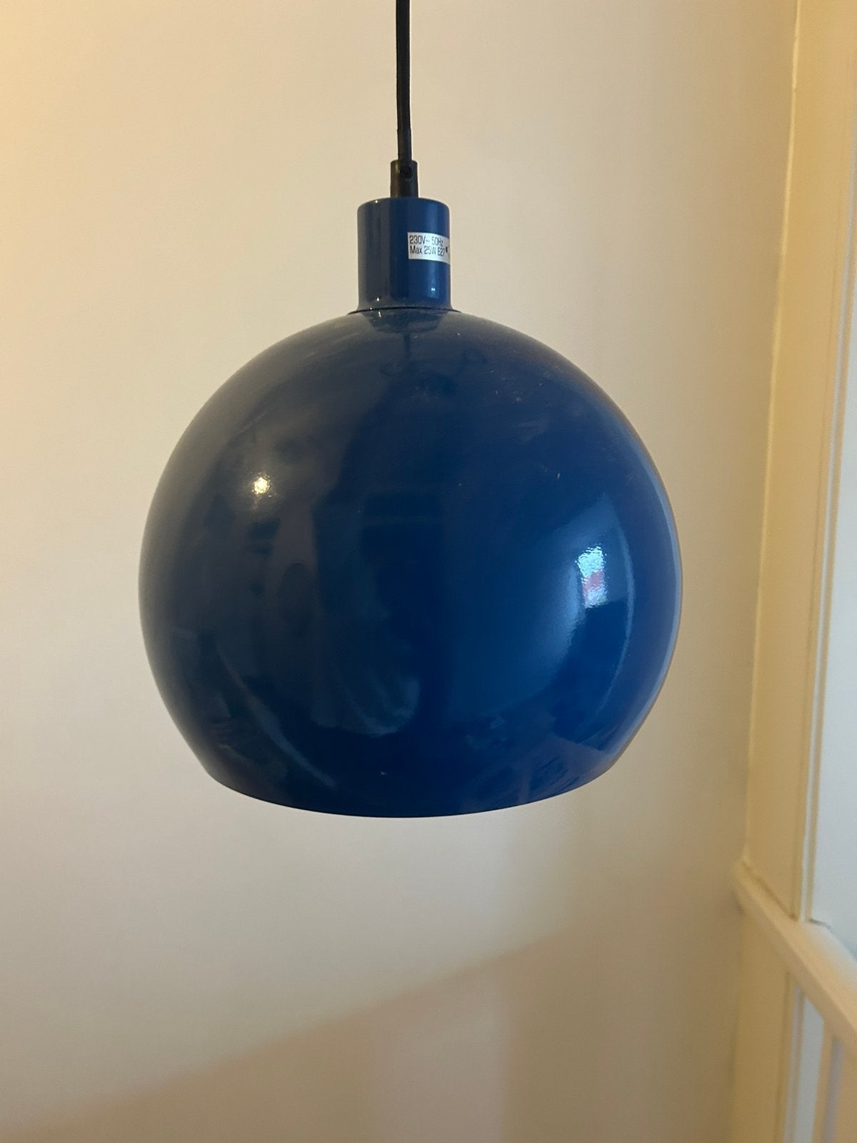 Hanglamp Kwantum blauw, Ophalen of Verzenden, Zo goed als nieuw
