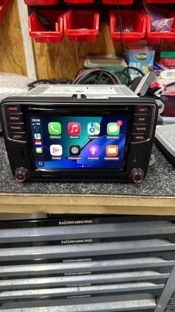 VW MIB STD 2 PQ NAV DAB Carplay rns 510 315 rcd 330 killer, Auto diversen, Autoradio's, Inbouw mogelijk, Ophalen of Verzenden