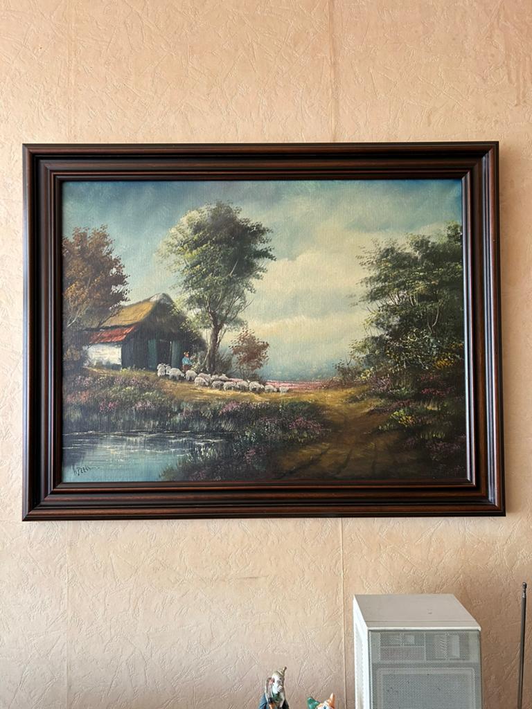 Johan Herman Anton Peels schilderij, Antiek en Kunst, Ophalen of Verzenden