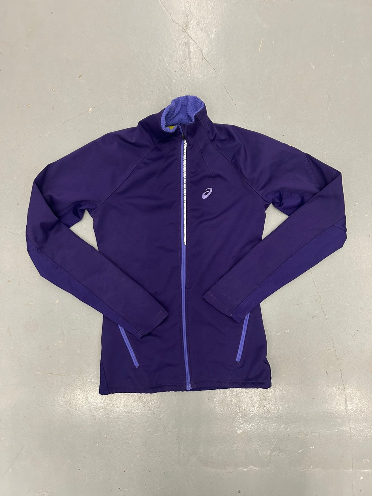 Asics jasje paars maat xs, Ophalen of Verzenden, Zo goed als nieuw, Maat 34 (XS) of kleiner, Paars