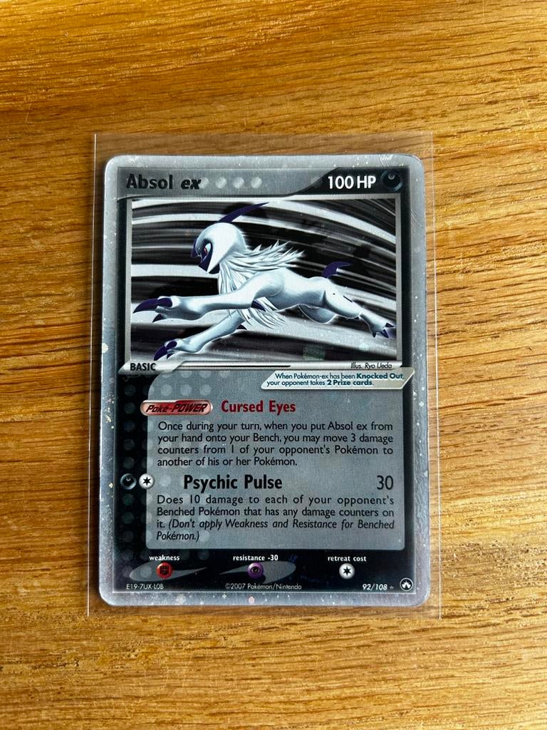 Absol ex Pokemon (2007), Ophalen, Gebruikt, Losse kaart, Foil