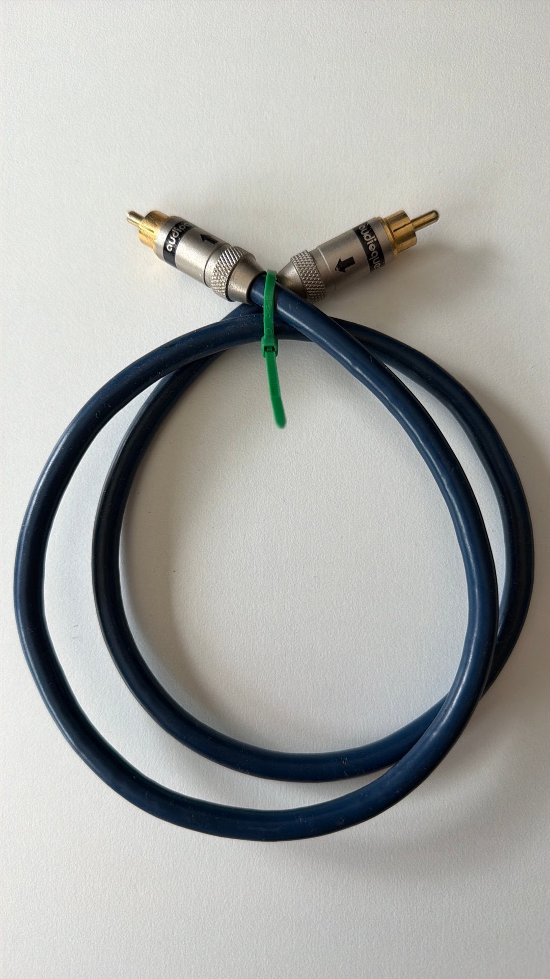 Audioquest Interlink Kabel - Hoge Kwaliteit RCA, Ophalen of Verzenden, Gebruikt, Minder dan 2 meter, Interlink-kabel