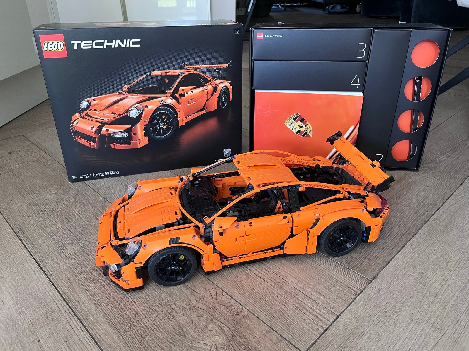 LEGO Technic Porsche 911 GT3 RS (42056), Lego, Ophalen of Verzenden, Zo goed als nieuw, Complete set