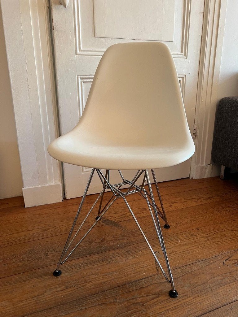 Originele Vitra Eames DSR - Wit, Ophalen, Wit, Eén
