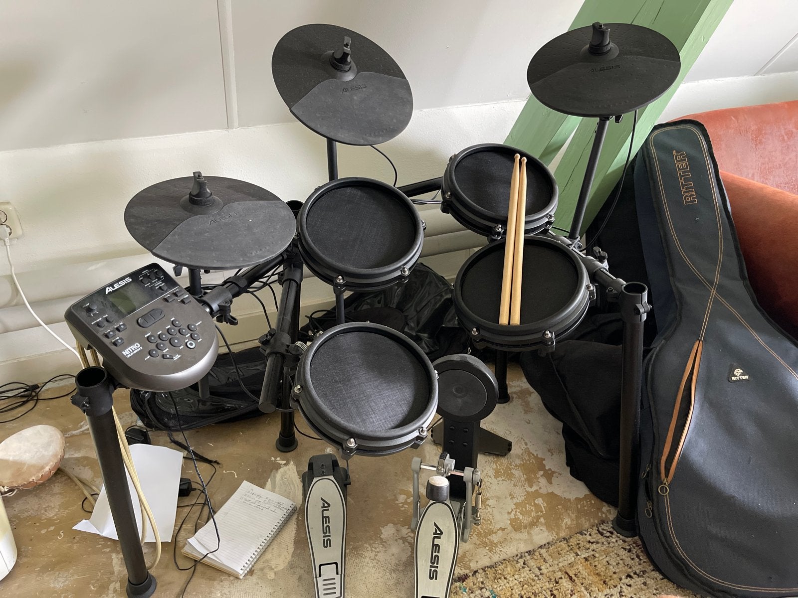Alesis Nitro Mesh Kit - Elektronisch drumstel, Muziek en Instrumenten, Drumstellen en Slagwerk, Ophalen, Zo goed als nieuw, Overige merken