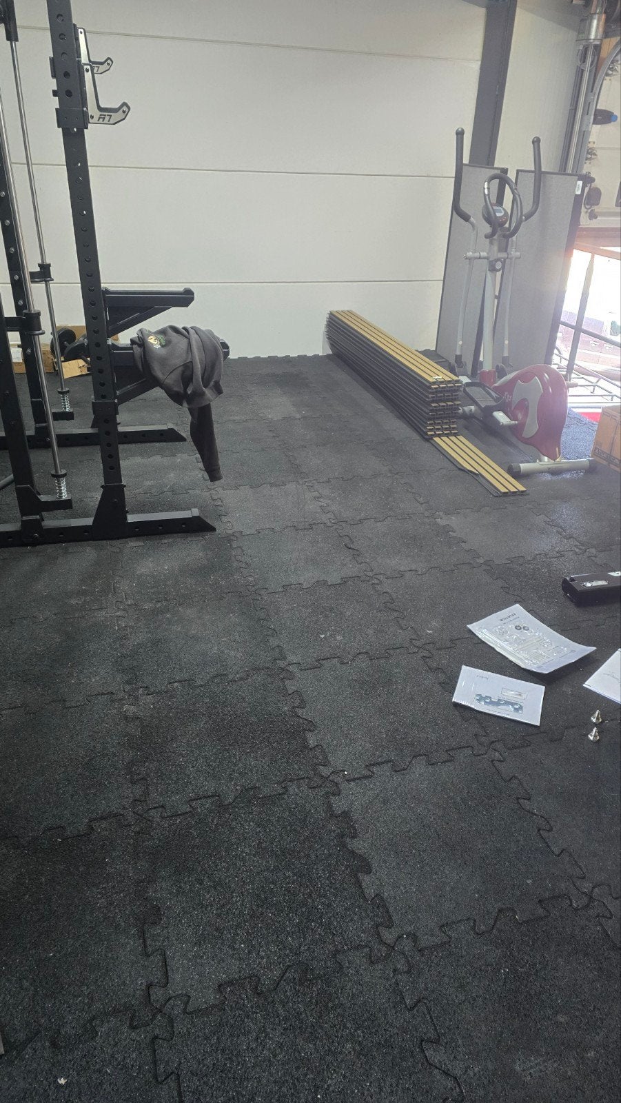 Fitness tegels 50x50x2 cm - ruim 20 m2, Ophalen of Verzenden, Gebruikt, Overige typen