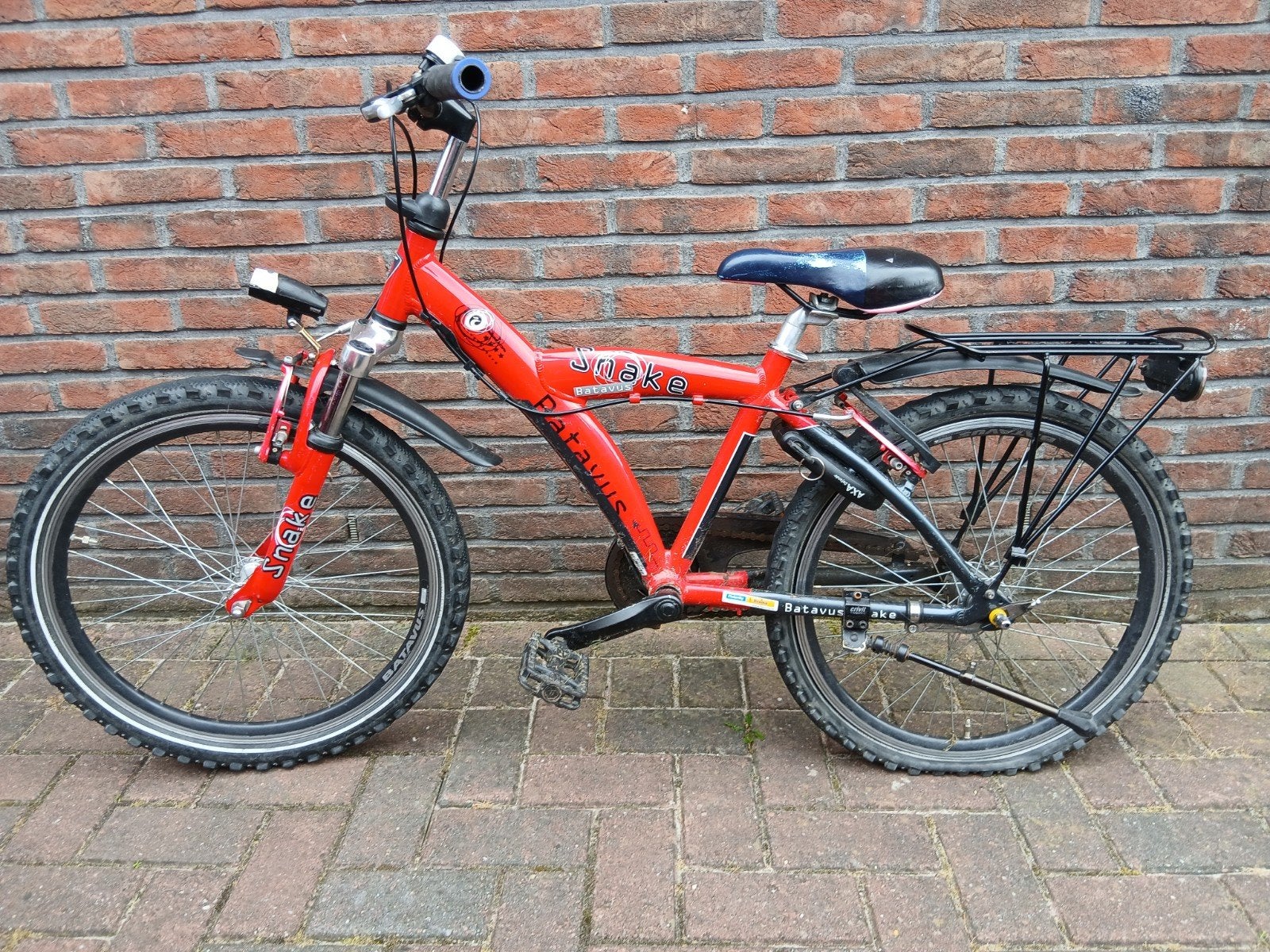 Batavus snake 22 inch, Fietsen en Brommers, Fietsen | Jongens, Ophalen, 22 inch, Gebruikt, Velgrem