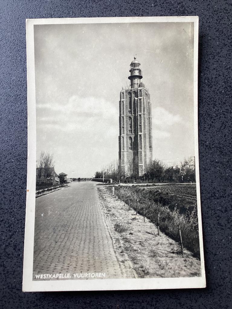 Westkapelle. Vuurtoren. No 16., Verzenden, 1940 tot 1960, Gelopen, Zeeland