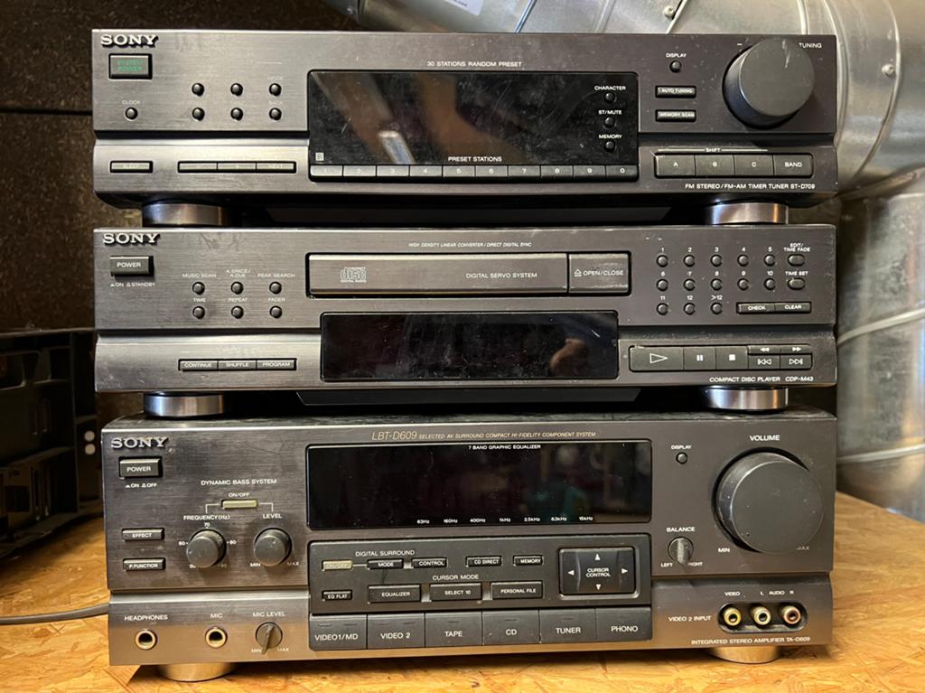 Stereo set Sony, Ophalen, Gebruikt, Tuner of Radio, Losse componenten