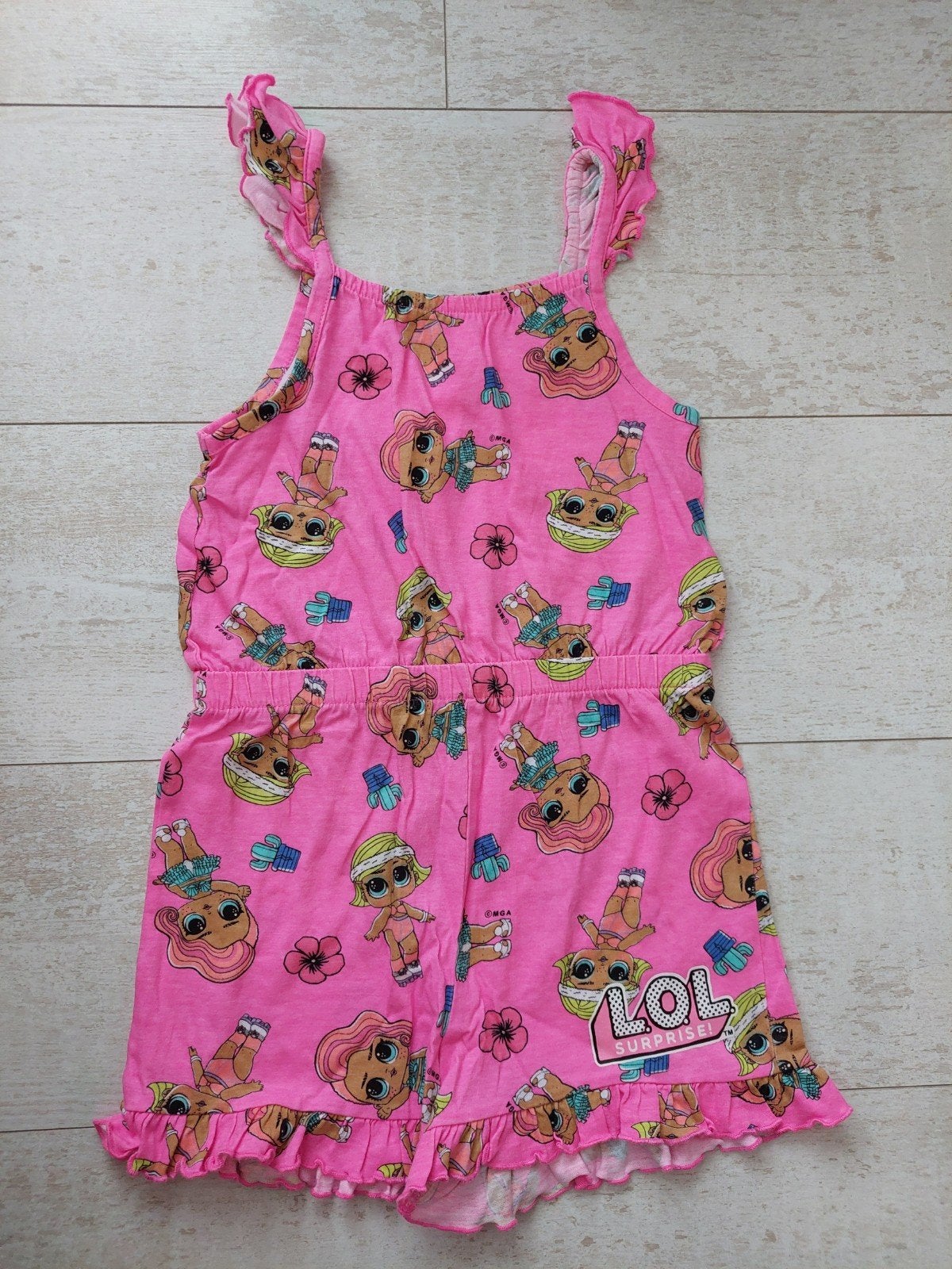 Lol Surprise jumpsuit pak pakje neon roze, Overige typen, LOL Surprise, Zo goed als nieuw, Verzenden