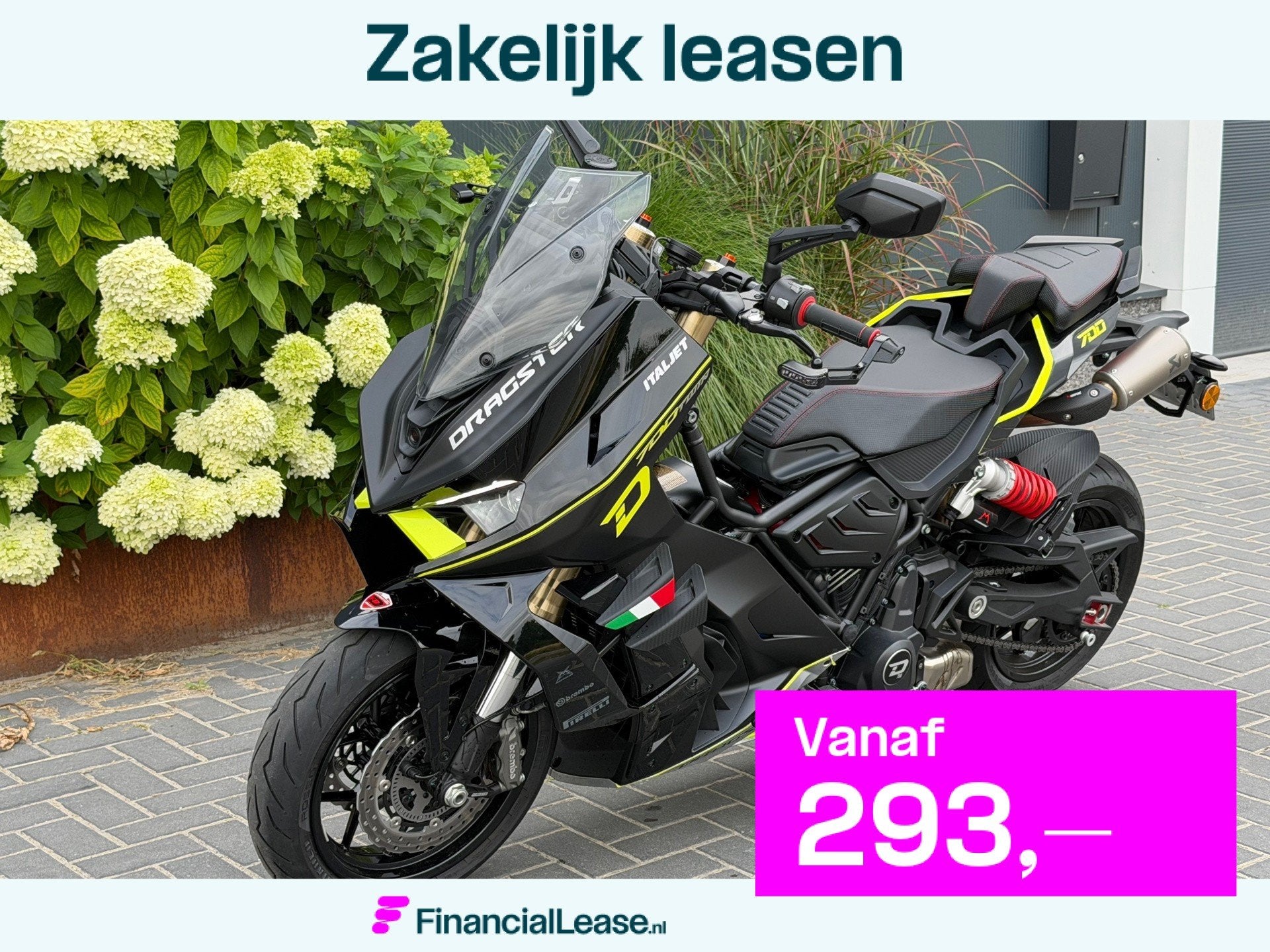 Italjet Scooter Dragster 700 Twin NIEUW 558km CAMERA|AKRAPOV, Meer dan 35 kW, Handgeschakeld, 698 cc, ABS