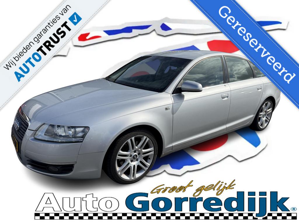 Audi A6 2.4 Pro Line Business LEER Nette auto Youngtimer, Auto's, Oldtimers, Zwart, Bedrijf, Audi, Navigatiesysteem