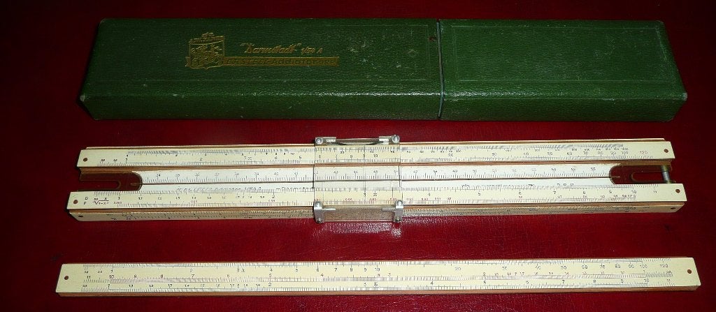 25 x vintage REKENLINIAAL & 5 x boek: Kent, REISS, Addiator, Ophalen of Verzenden