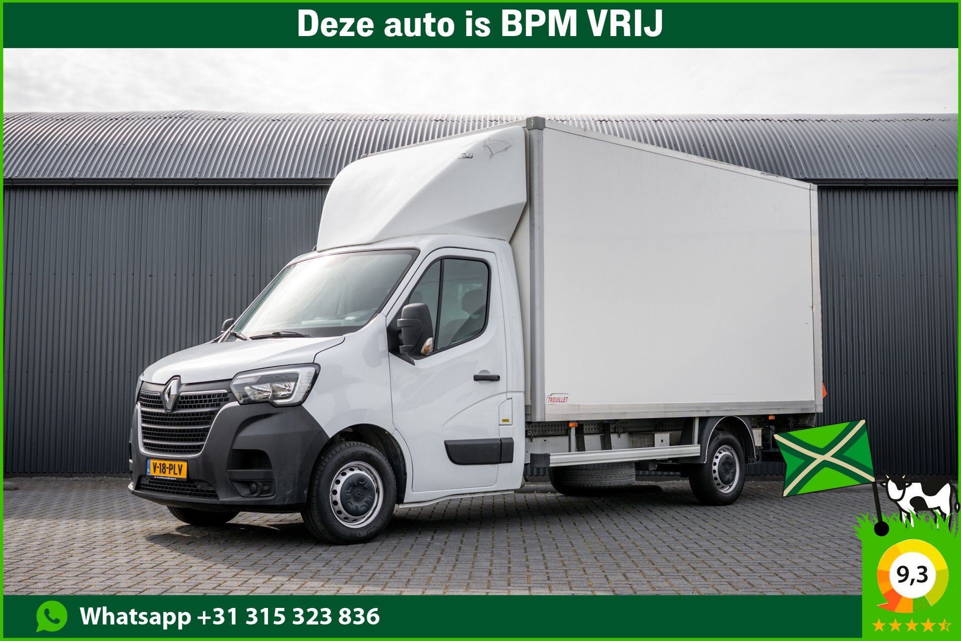 Renault Master 2.3dCi | Bakwagen met Laadklep | LED | Carpla, Auto's, Bestelauto's, 145 pk, Gebruikt, 4 cilinders, Renault