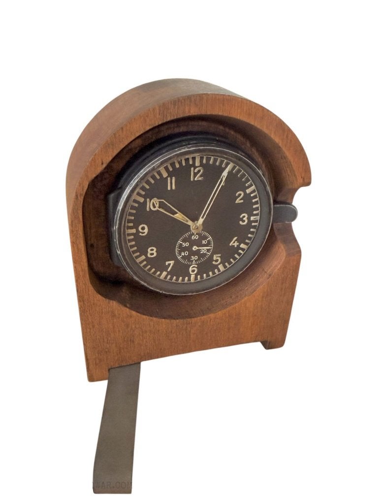 Duitse Luftwaffe bureauklok (Betriebsuhr) Junghans, Verzamelen, Ophalen of Verzenden, Luchtmacht, Duitsland, Kunstobject