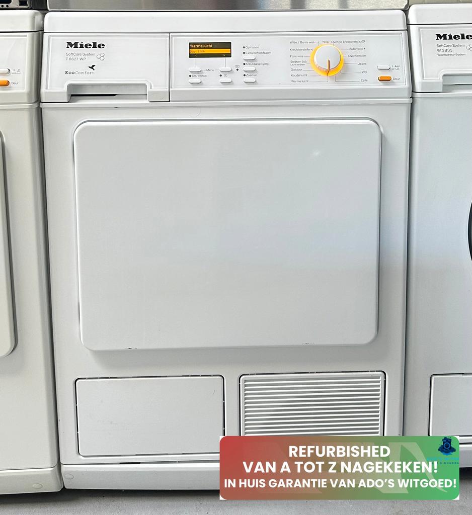 MIELE Softcare 7KG Warmtepompdroger PerfectDry EcoComfort, 6 tot 8 kg, MIELE, Info@adoswitgoed.nl, Kamerlingh Onnestraat 8, Wijchen