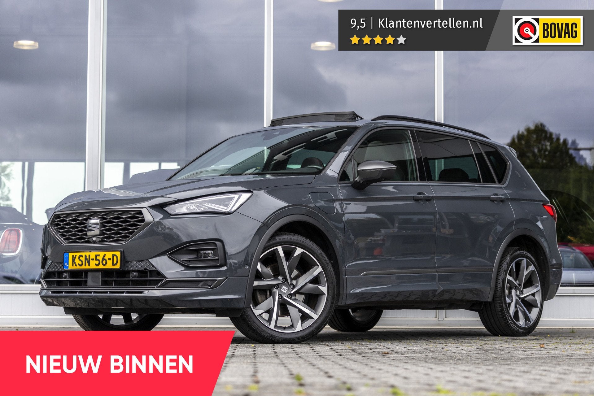 SEAT Tarraco 1.4 TSI e-Hybrid PHEV FR | E-Trekhaak | Pano |, 12 maanden, Euro 6, 4 cilinders, 245 pk
