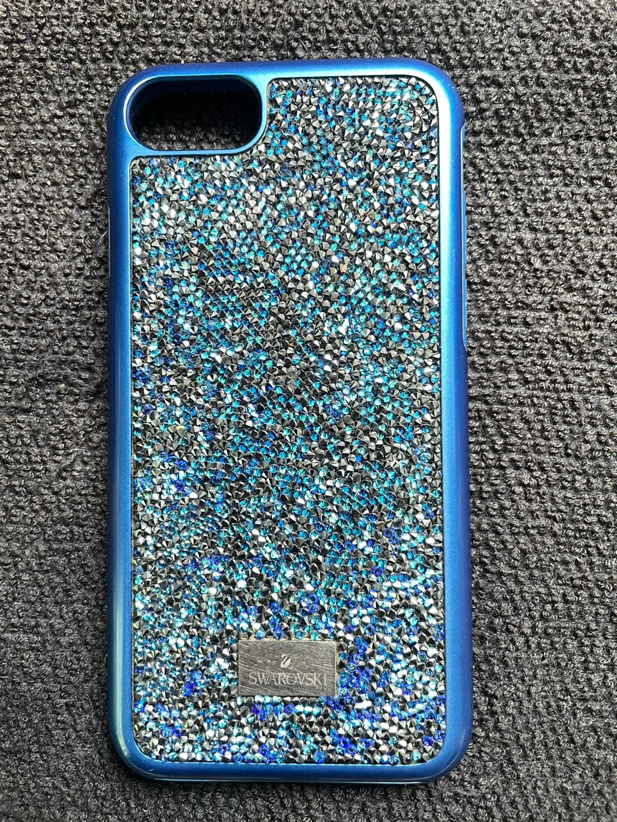 Swarovski iphone 6/7/8 cover blauw, Verzenden, Zo goed als nieuw, IPhone 6