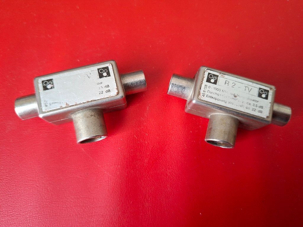 Coax splitter, Ophalen of Verzenden, Gebruikt, Minder dan 2 meter, Overige kabels