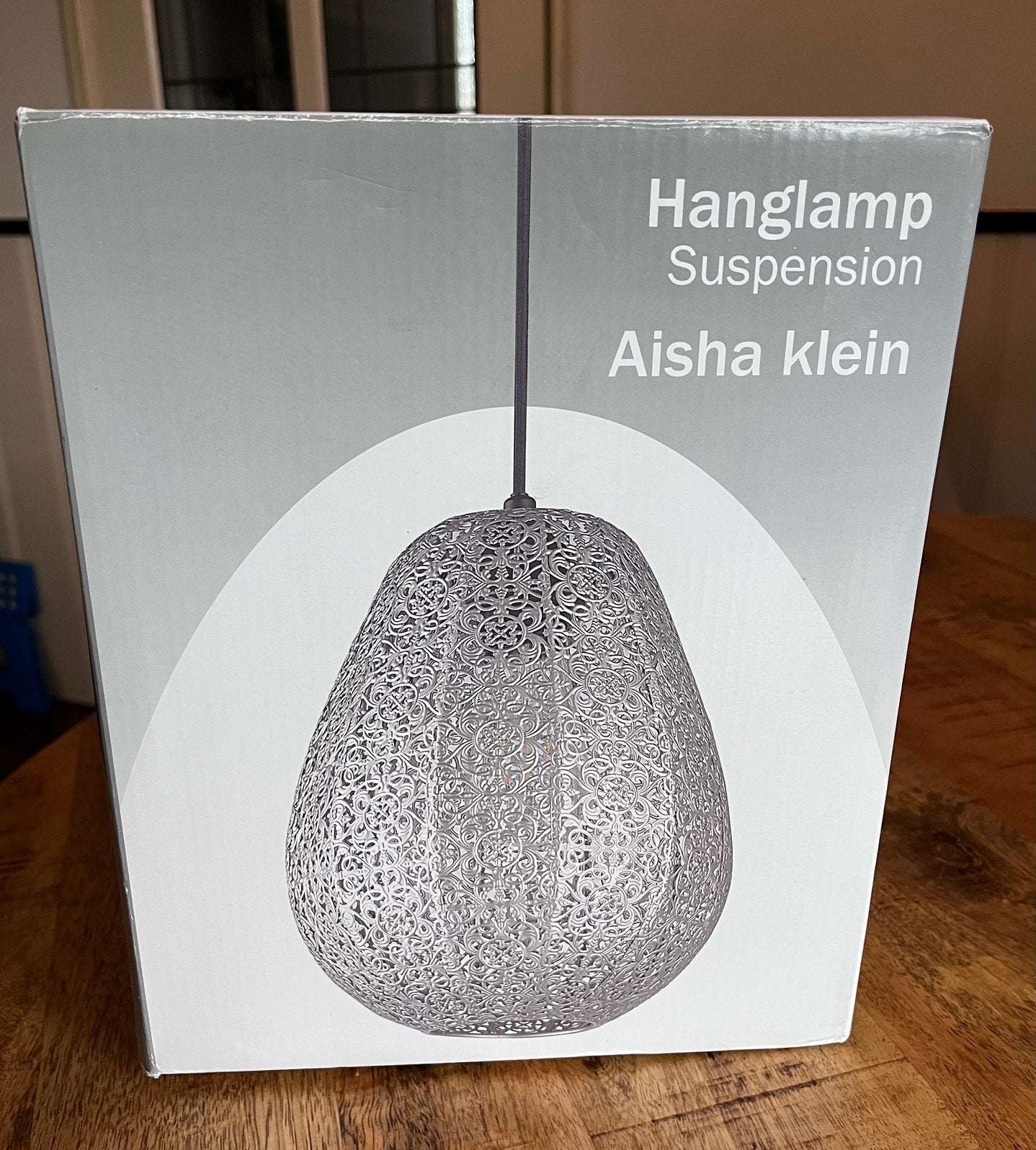 nieuw in doos hanglamp Aisha klein Gamma mooi lichteffect, Huis en Inrichting, Ophalen of Verzenden, Nieuw, Metaal, E27 (groot)