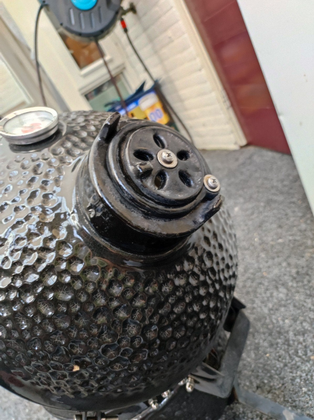 Kamado BBQ - Compact en Gebruiksklaar, Tuin en Terras, Ophalen of Verzenden, Gebruikt, Onbekend