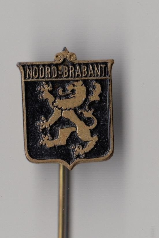 Noord Brabant Provincie wapen speldje, Gebruikt, Niet vindbaar, Niet vindbaar, Speldje of Pin