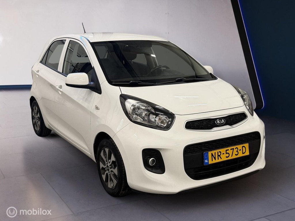Kia Picanto 1.0 CVVT EconomyPlusLine ✓Airco✓5-Deurs✓Na, Gebruikt, 4 stoelen, Wit, Origineel Nederlands