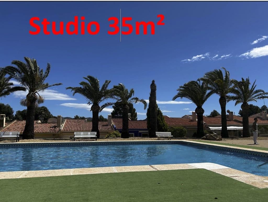 Studio en appartement in Spanje aan de Costa Blanca, Costa Blanca, Wasmachine, Appartement, Aan meer of rivier